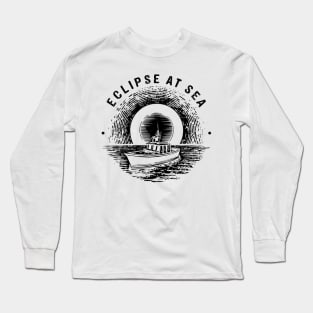 eclipse at sea Long Sleeve T-Shirt